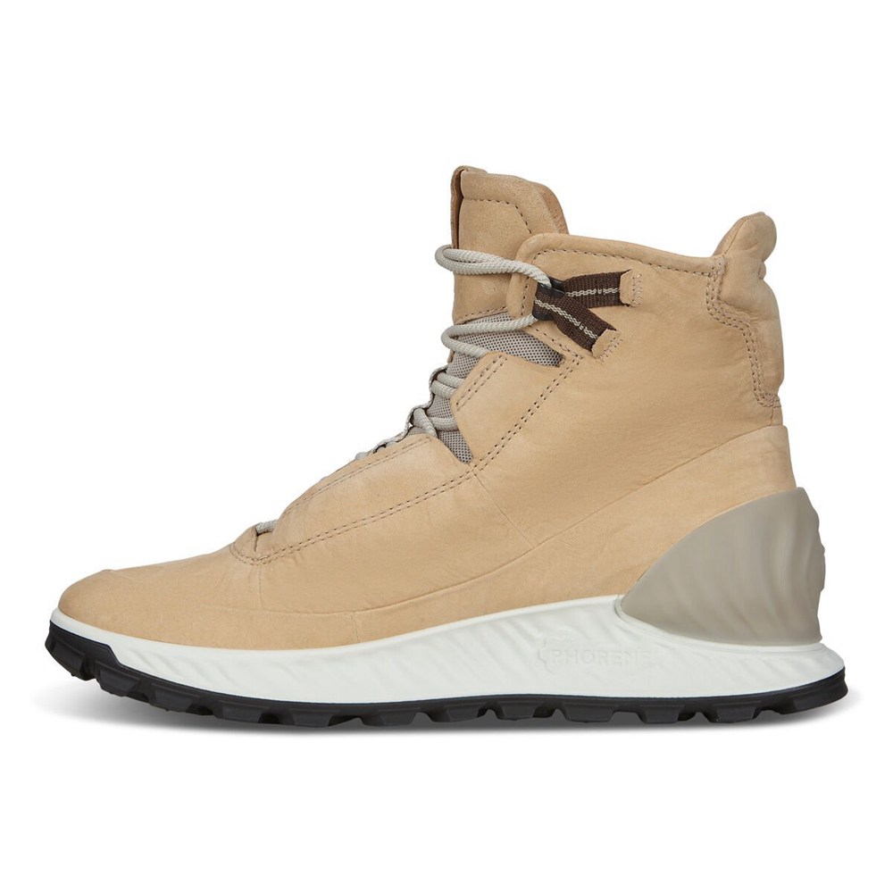 Tenis De Montaña Hombre - ECCO Exostrike Mid Boot - Beige - GVE921360